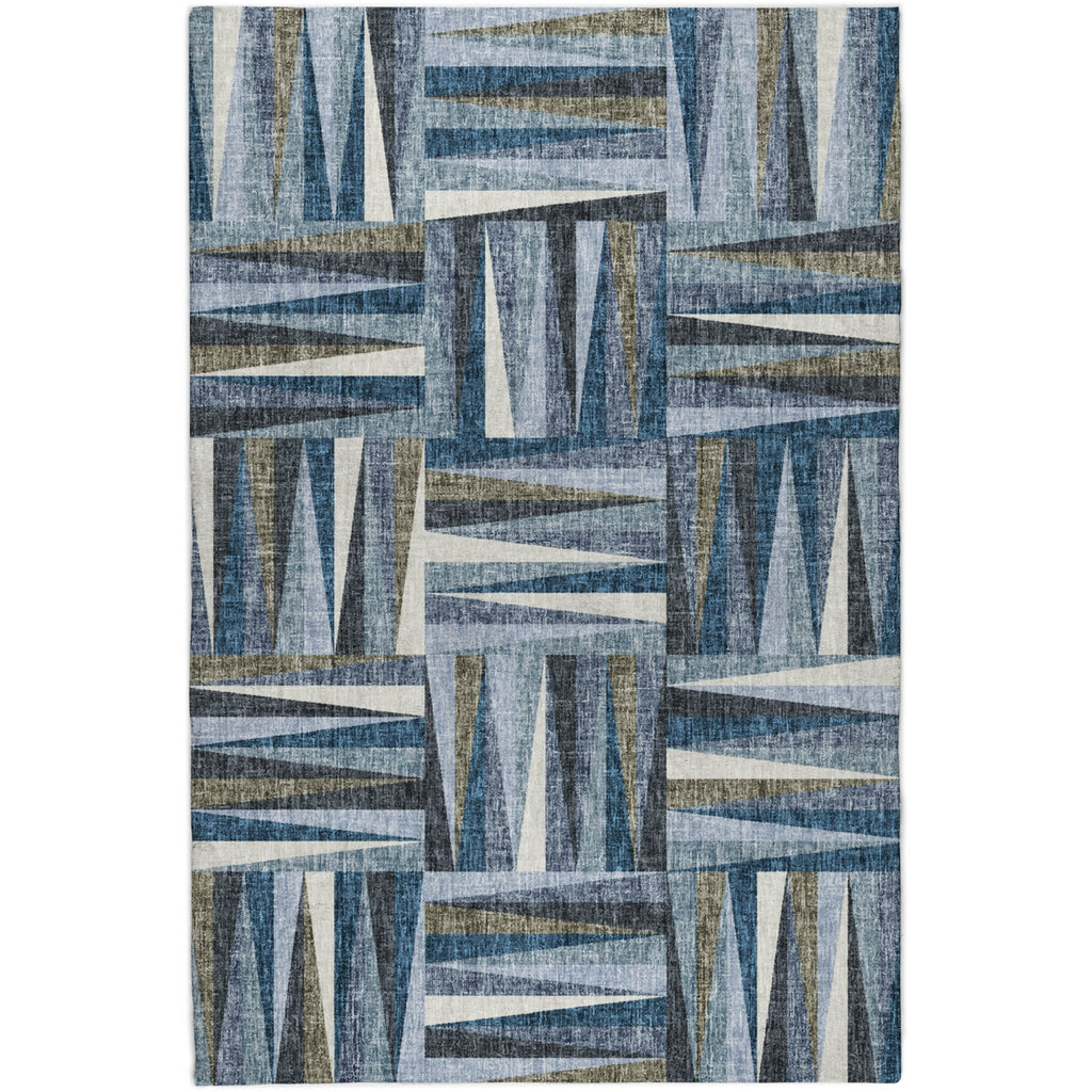 Dalyn Lorenzo LN2 Denim Machine Washable Area Rug main image