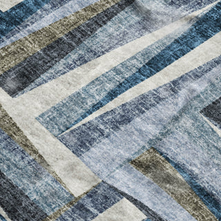 Dalyn Lorenzo LN2 Denim Machine Washable Area Rug Swatch Image