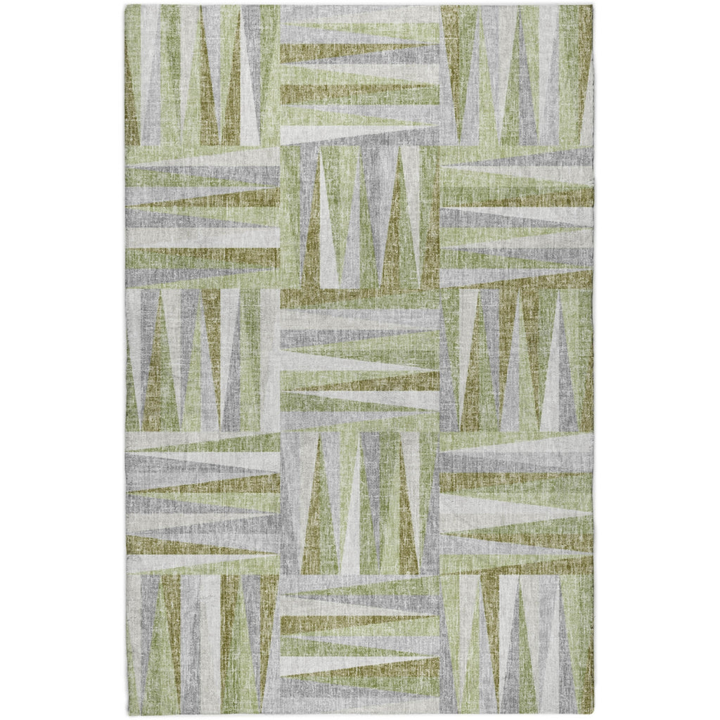 Dalyn Lorenzo LN2 Green Machine Washable Area Rug main image