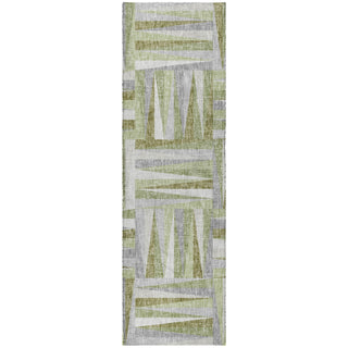 Dalyn Lorenzo LN2 Green Machine Washable Area Rug Runner Main Image