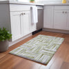 Dalyn Lorenzo LN2 Green Machine Washable Area Rug Scatter Lifestyle Image Feature