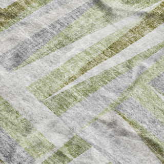 Dalyn Lorenzo LN2 Green Machine Washable Area Rug Swatch Image