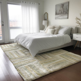 Dalyn Lorenzo LN2 Linen Machine Washable Area Rug Lifestyle Image Feature