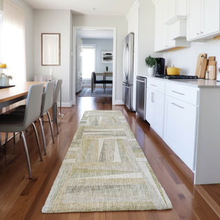 Dalyn Lorenzo LN2 Linen Machine Washable Area Rug Runner Lifestyle Image Feature