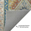 Dalyn Lorenzo LN3 Ivory Machine Washable Area Rug Backing Image