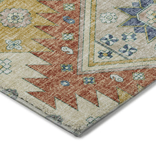 Dalyn Lorenzo LN3 Ivory Machine Washable Area Rug Corner Image