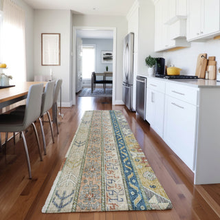 Dalyn Lorenzo LN3 Ivory Machine Washable Area Rug Runner Lifestyle Image Feature