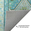 Dalyn Lorenzo LN3 Mint Machine Washable Area Rug Backing Image