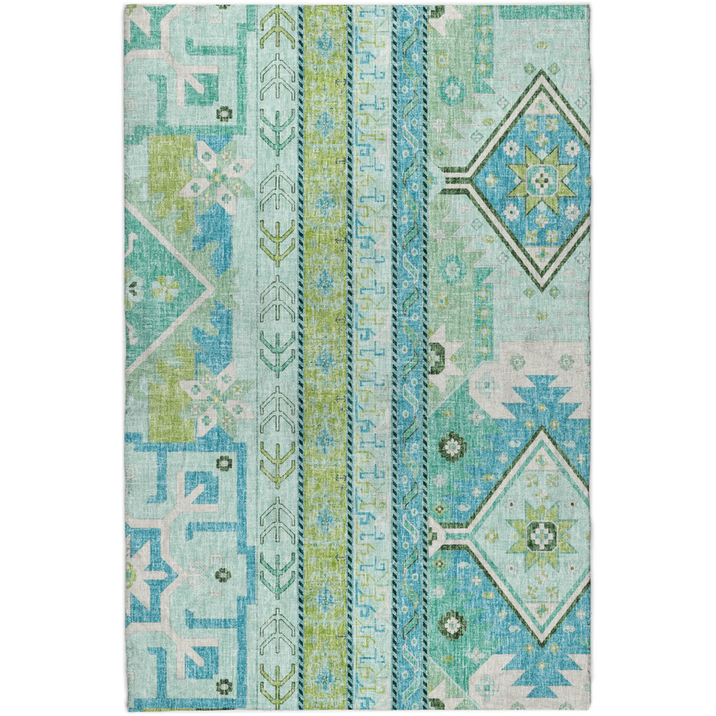 Dalyn Lorenzo LN3 Mint Machine Washable Area Rug main image