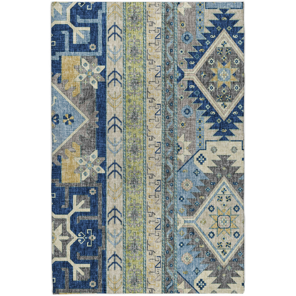 Dalyn Lorenzo LN3 Navy Machine Washable Area Rug main image