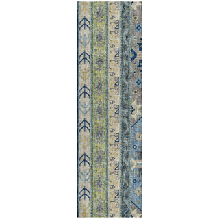 Dalyn Lorenzo LN3 Navy Machine Washable Area Rug Runner Main Image
