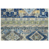 Dalyn Lorenzo LN3 Navy Machine Washable Area Rug Scatter Main Image