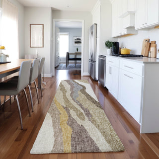 Dalyn Lorenzo LN4 Beige Machine Washable Area Rug Runner Lifestyle Image Feature