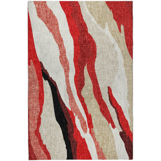 Dalyn Lorenzo LN4 Red Machine Washable Area Rug main image