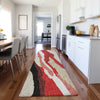 Dalyn Lorenzo LN4 Red Machine Washable Area Rug Runner Lifestyle Image Feature