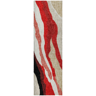 Dalyn Lorenzo LN4 Red Machine Washable Area Rug Runner Main Image