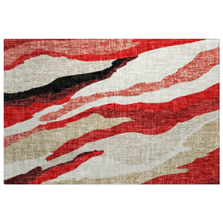 Dalyn Lorenzo LN4 Red Machine Washable Area Rug Scatter Main Image