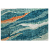 Dalyn Lorenzo LN4 Teal Machine Washable Area Rug Scatter Main Image