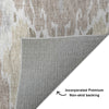 Dalyn Lorenzo LN5 Ivory Machine Washable Area Rug Backing Image