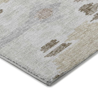Dalyn Lorenzo LN5 Ivory Machine Washable Area Rug Corner Image