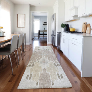 Dalyn Lorenzo LN5 Ivory Machine Washable Area Rug Runner Lifestyle Image Feature