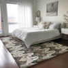 Dalyn Lorenzo LN6 Charcoal Machine Washable Area Rug Lifestyle Image Feature