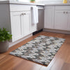 Dalyn Lorenzo LN6 Charcoal Machine Washable Area Rug Scatter Lifestyle Image Feature