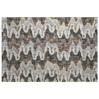Dalyn Lorenzo LN6 Charcoal Machine Washable Area Rug Scatter Main Image