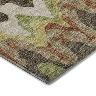 Dalyn Lorenzo LN6 Chocolate Machine Washable Area Rug Corner Image