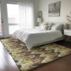 Dalyn Lorenzo LN6 Chocolate Machine Washable Area Rug Lifestyle Image Feature