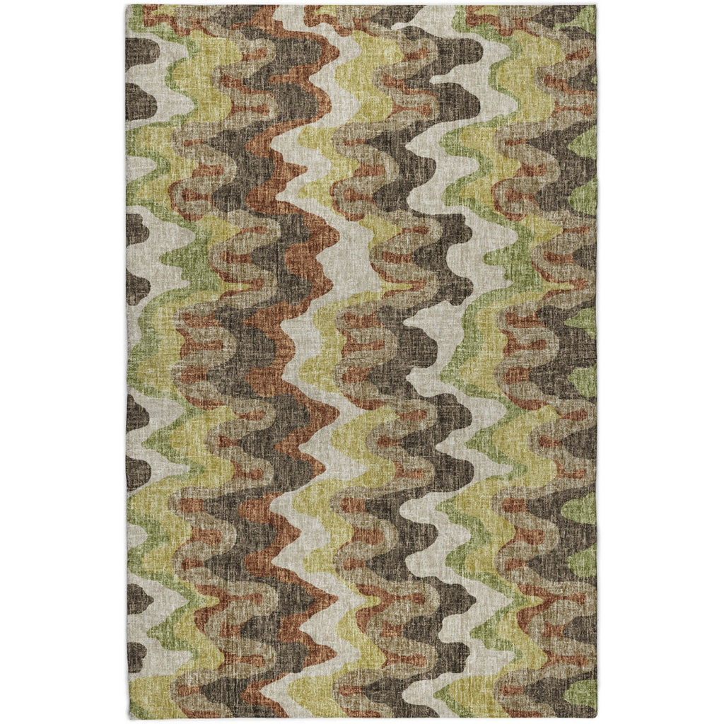 Dalyn Lorenzo LN6 Chocolate Machine Washable Area Rug main image