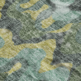 Dalyn Lorenzo LN6 Teal Machine Washable Area Rug Swatch Image