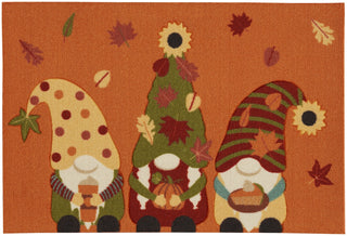 Nourison Light Enhance/Xmas LN664 Orange Area Rug main image
