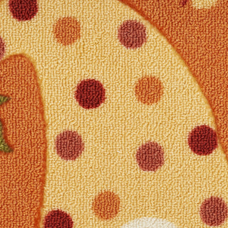 Nourison Light Enhance/Xmas LN664 Orange Area Rug Swatch Image