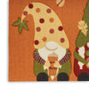 Nourison Light Enhance/Xmas LN664 Orange Area Rug Texture Image