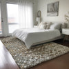 Dalyn Lorenzo LN7 Brown Machine Washable Area Rug Lifestyle Image Feature