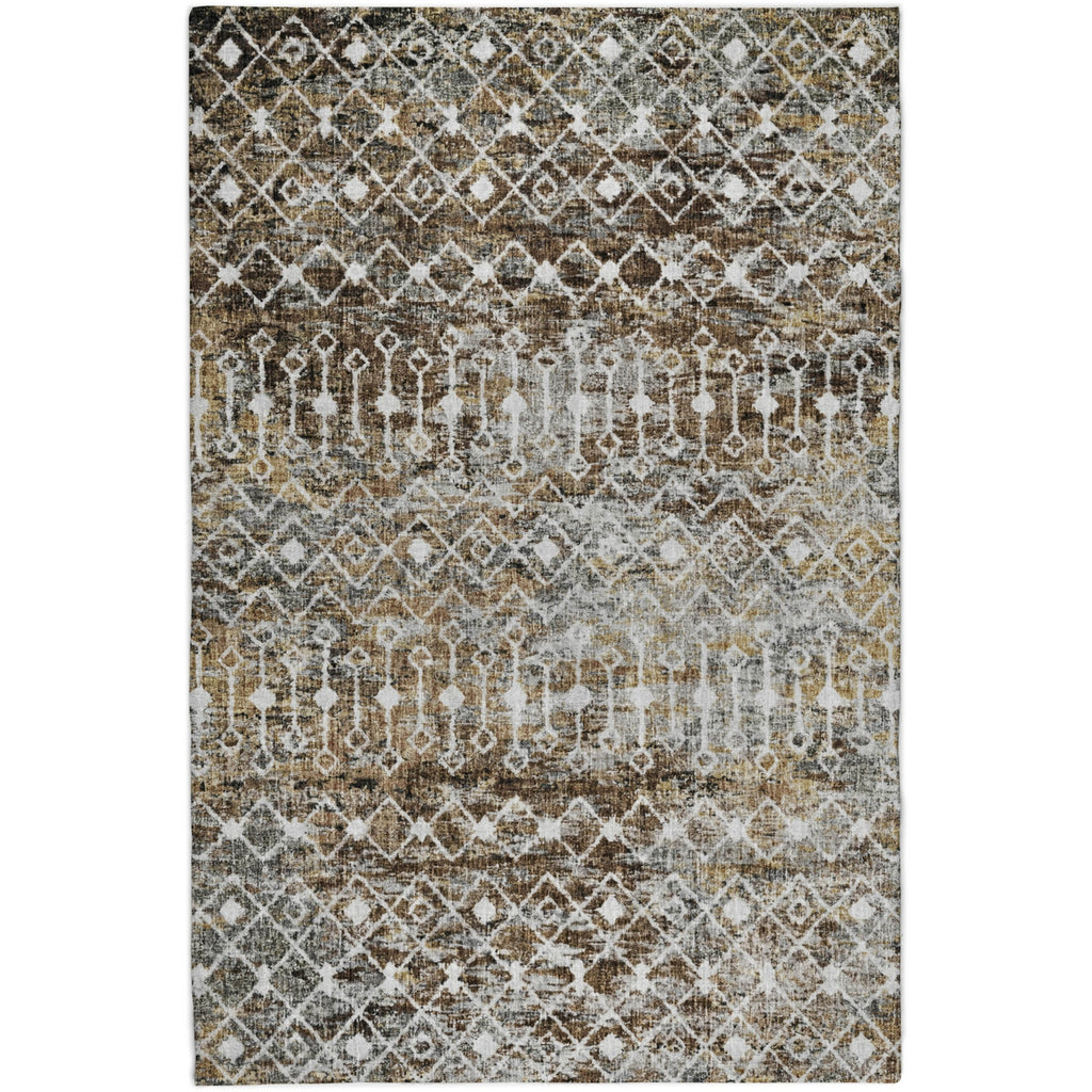 Dalyn Lorenzo LN7 Brown Machine Washable Area Rug main image