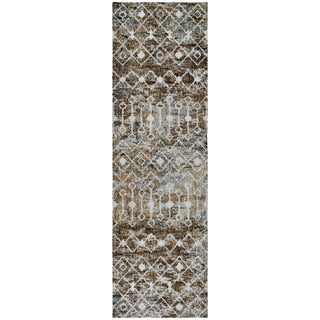 Dalyn Lorenzo LN7 Brown Machine Washable Area Rug Runner Main Image