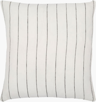 Surya Linen Stripe Buttoned LNB-001 White main image