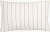 Surya Linen Stripe Buttoned LNB-001 White Detail