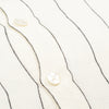 Surya Linen Stripe Buttoned LNB-001 White Detail