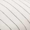 Surya Linen Stripe Buttoned LNB-001 White Detail