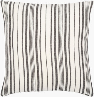 Surya Linen Stripe Buttoned LNB-002 Cream Swatch Image