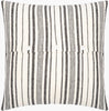 Surya Linen Stripe Buttoned LNB-002 Cream 