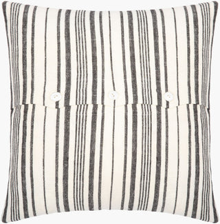 Surya Linen Stripe Buttoned LNB-002 Cream 