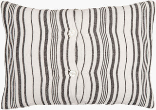 Surya Linen Stripe Buttoned LNB-002 Cream 