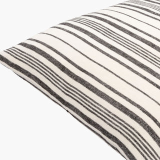Surya Linen Stripe Buttoned LNB-002 Cream Corner Shot