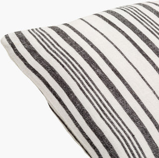 Surya Linen Stripe Buttoned LNB-002 Cream Corner Shot
