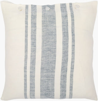 Surya Linen Stripe Buttoned LNB-003 Cream main image