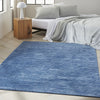 Calvin Klein Ck010 Linear LNR01 Blue Area Rug Corner Image